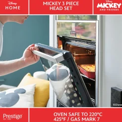 New PRESTIGE X Disney Bake with Mickey Head Three Piece Set