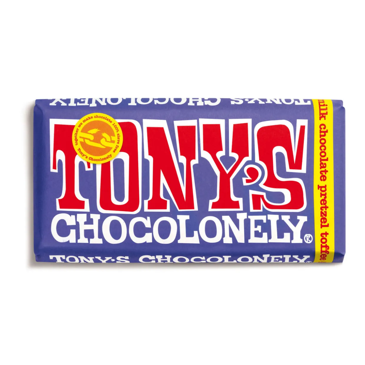 Pretzel Toffee 42% Dark Milk Chocolate Bar