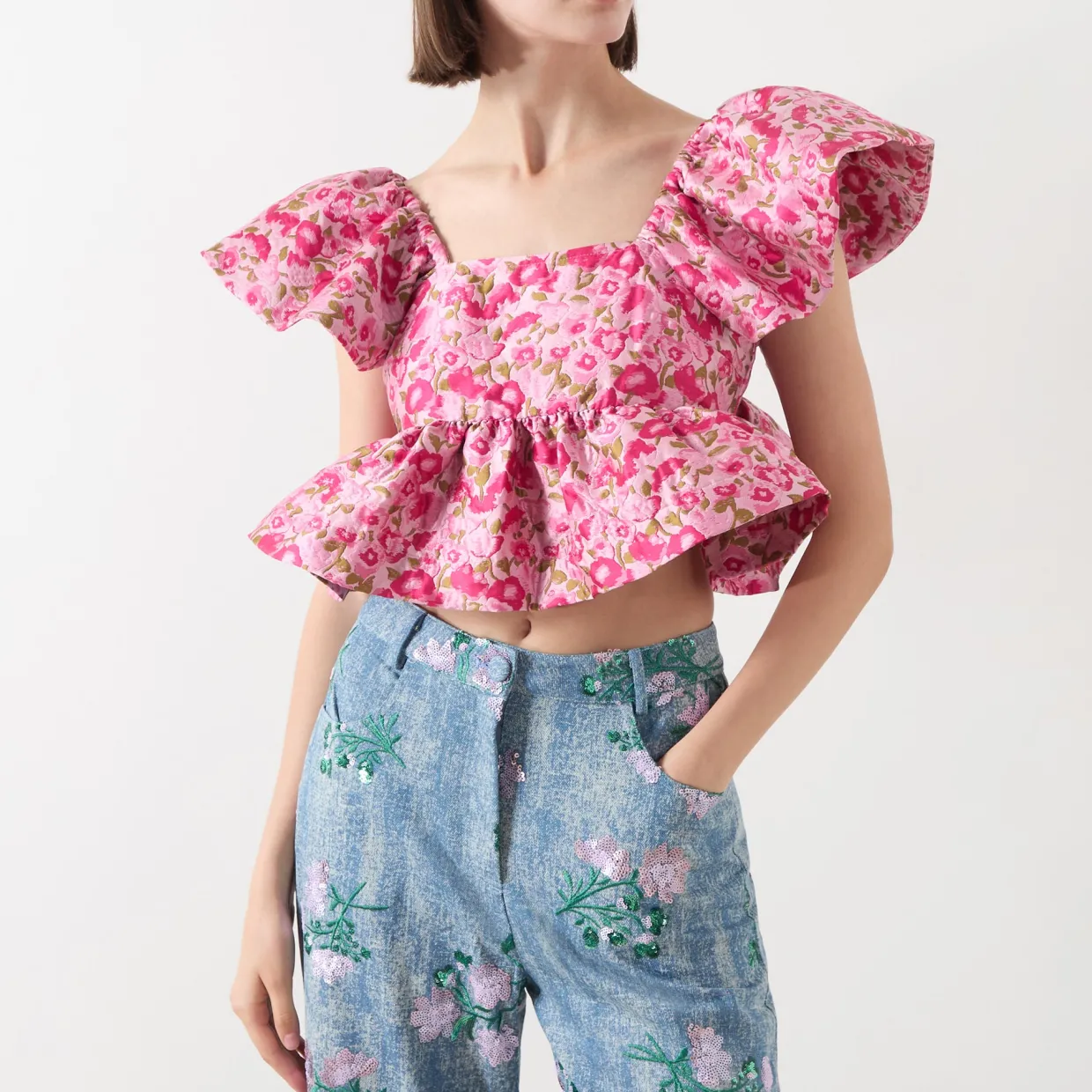 Primavera Jacquard Top