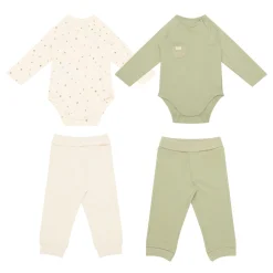 New MAYORAL Printed Bodysuits & Sweatpants Four-Piece Set