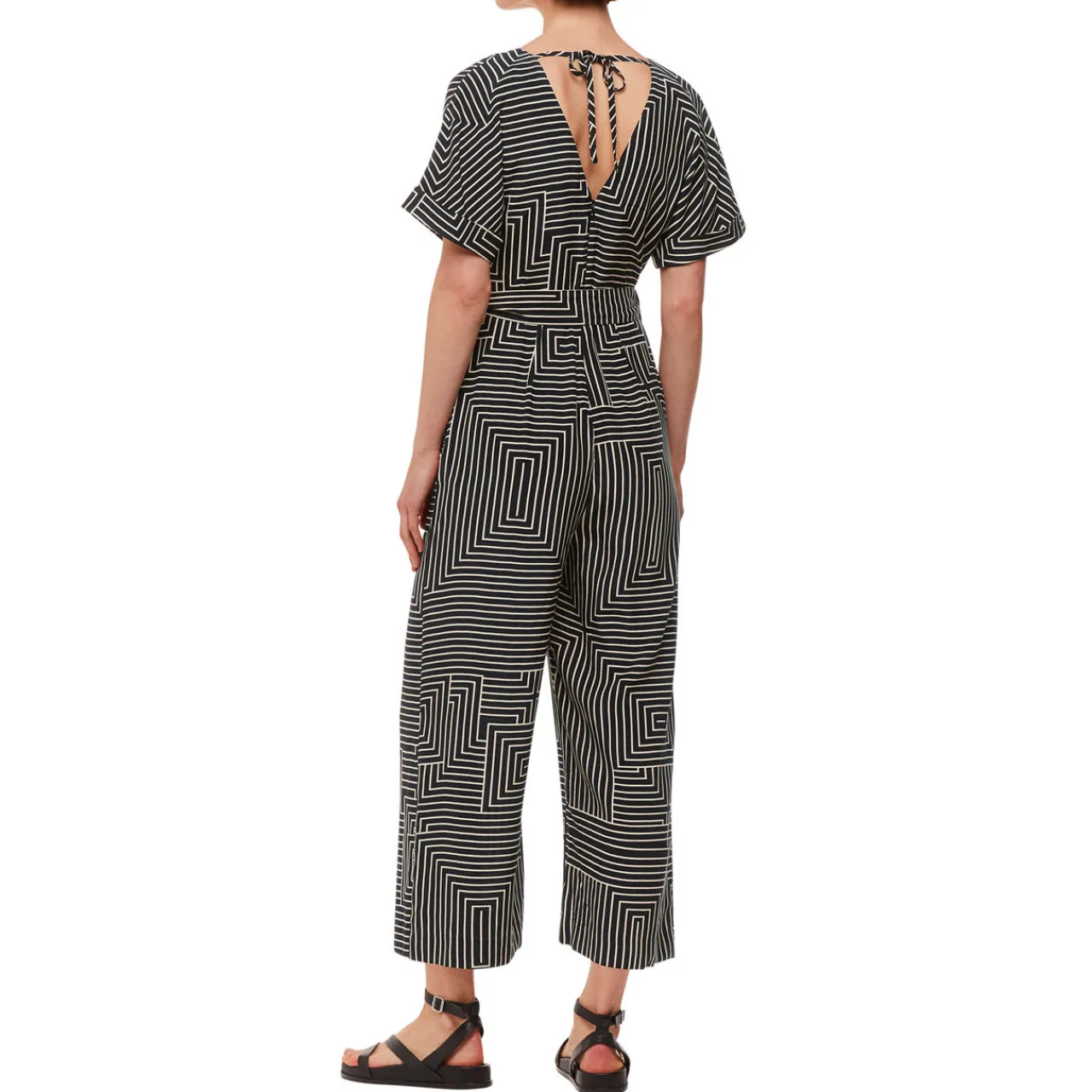 Online WHISTLES Printed Jumpsuit