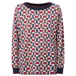 Printed Knit Sweater