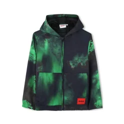 Discount HUGO Printed Windbreaker Jacket