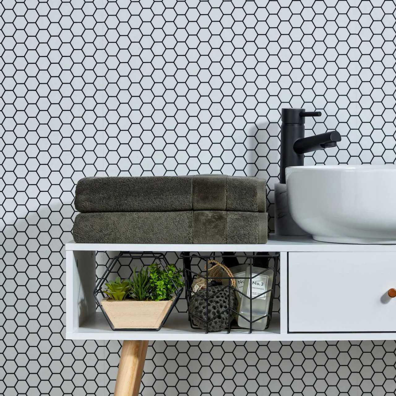 Outlet CHRISTY Prism Towel Tarmac