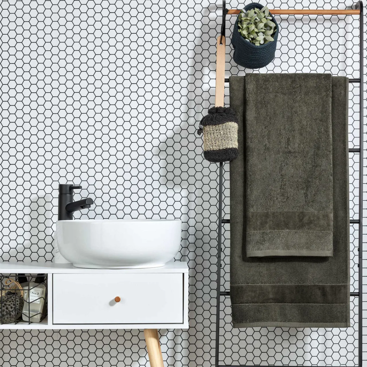 Outlet CHRISTY Prism Towel Tarmac