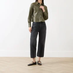 Outlet MARELLA Profilo Faux Leather Jacket