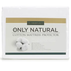 Hot SLUMBERFLEECE Pure Cotton Mattress Protector