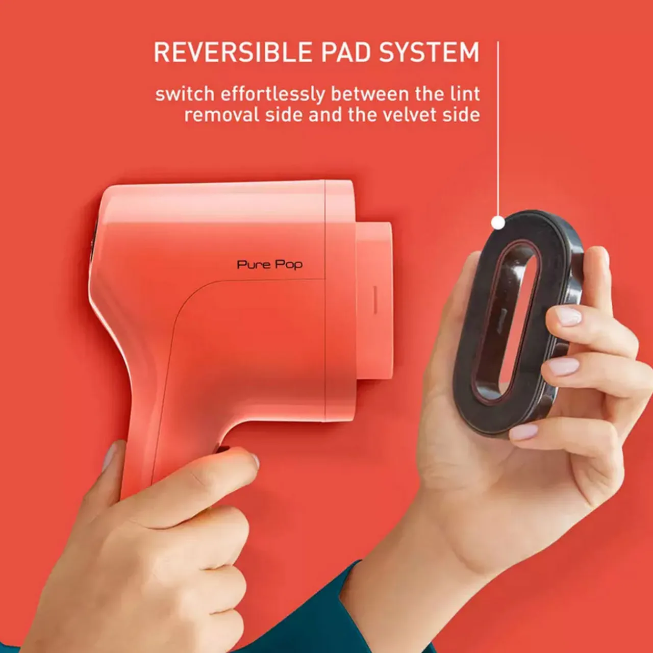 Clearance TEFAL Pure Pop Vertical Steam Coral Red