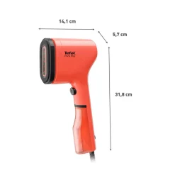 Clearance TEFAL Pure Pop Vertical Steam Coral Red