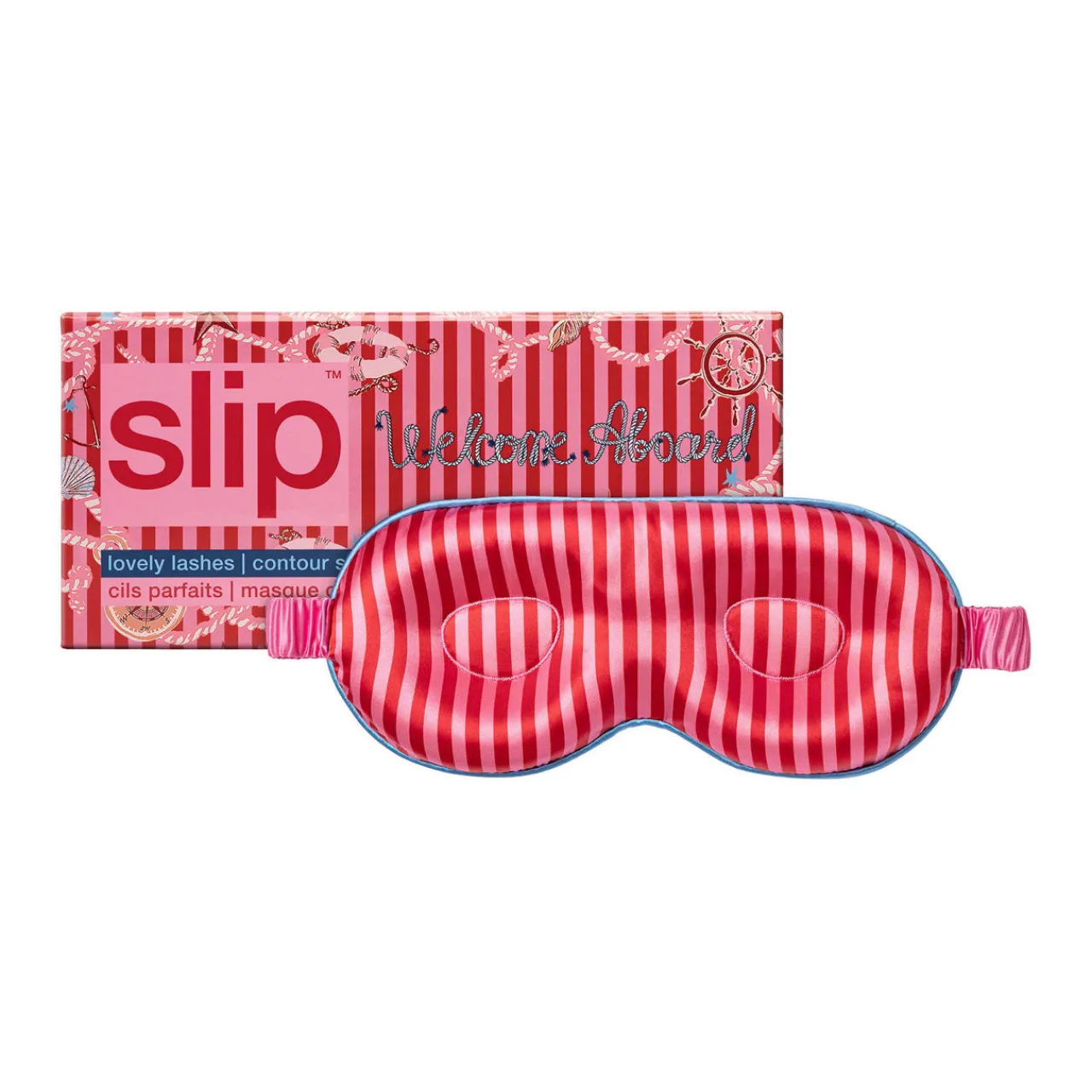 Online SLIP Pure Silk Contour Sleep Mask - Welcome Aboard