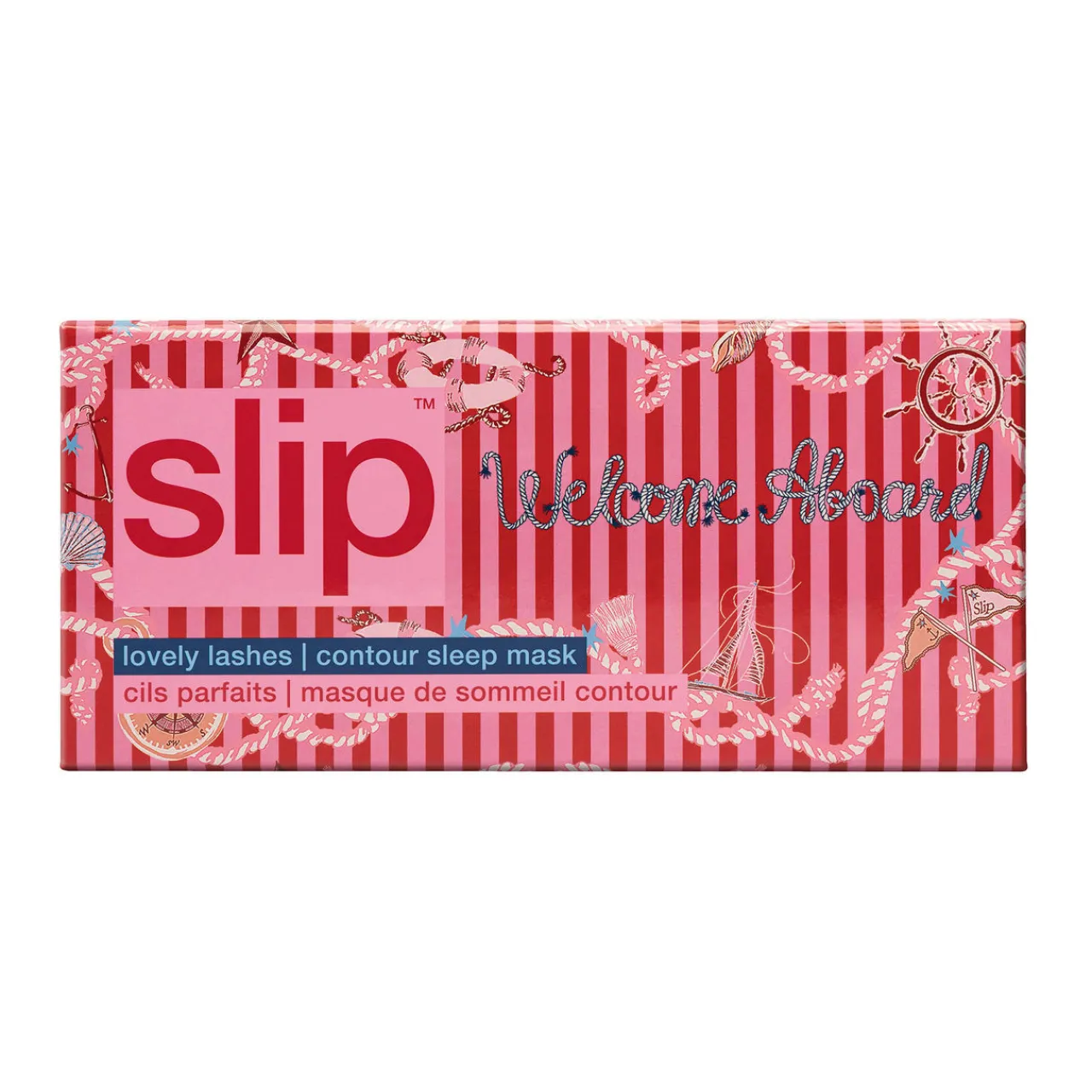 Online SLIP Pure Silk Contour Sleep Mask - Welcome Aboard