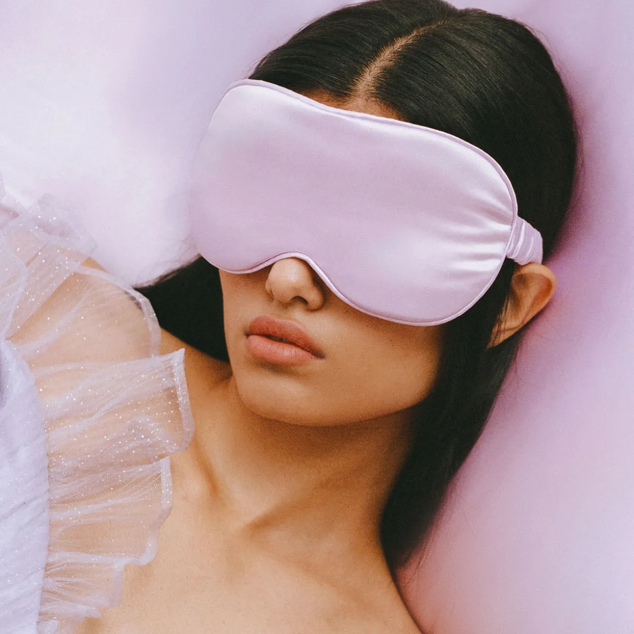 Pure Silk Contour Sleep Mask - Wildflower