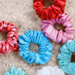 Pure Silk Minnie Scrunchies - Sundown