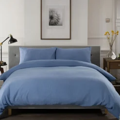 Discount THE LYNDON COMPANY Quentin Duvet Set Denim