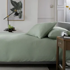 Clearance THE LYNDON COMPANY Quentin Duvet Set Green