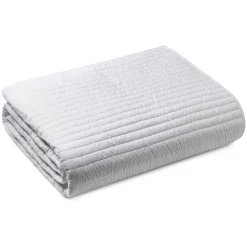 Outlet BIANCA Quilted Lines Bedpsread White