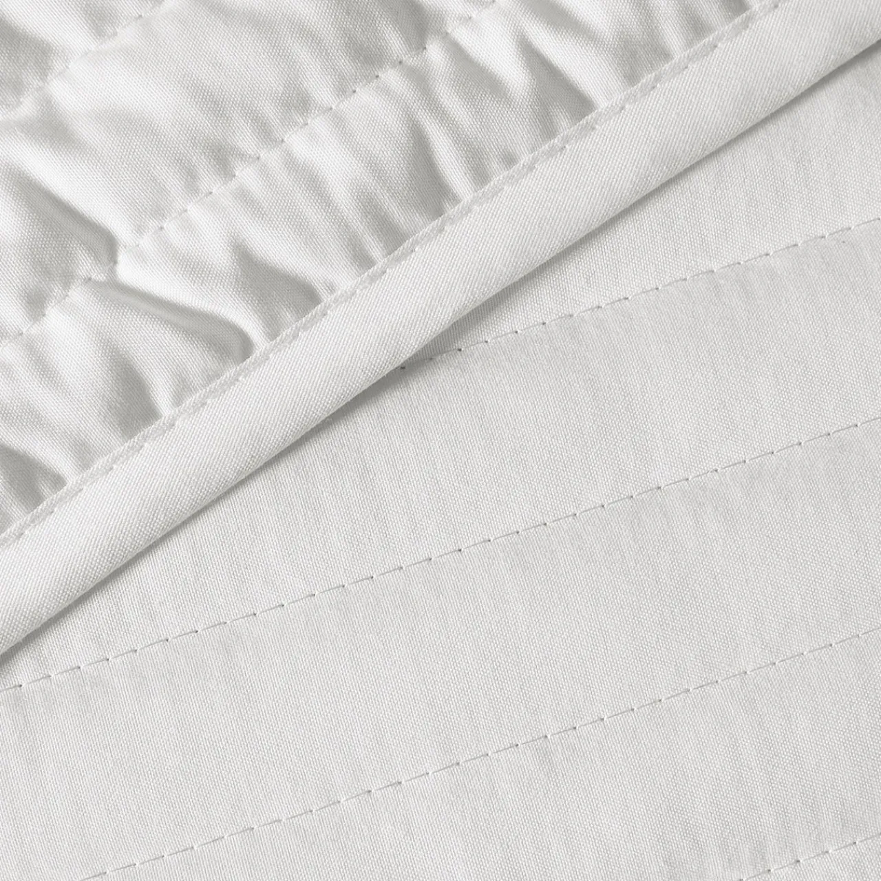 Outlet BIANCA Quilted Lines Bedpsread White