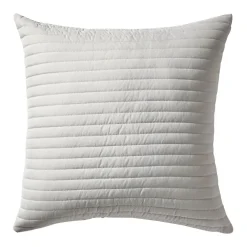 Discount BIANCA Quilted Lines Cushion Silver