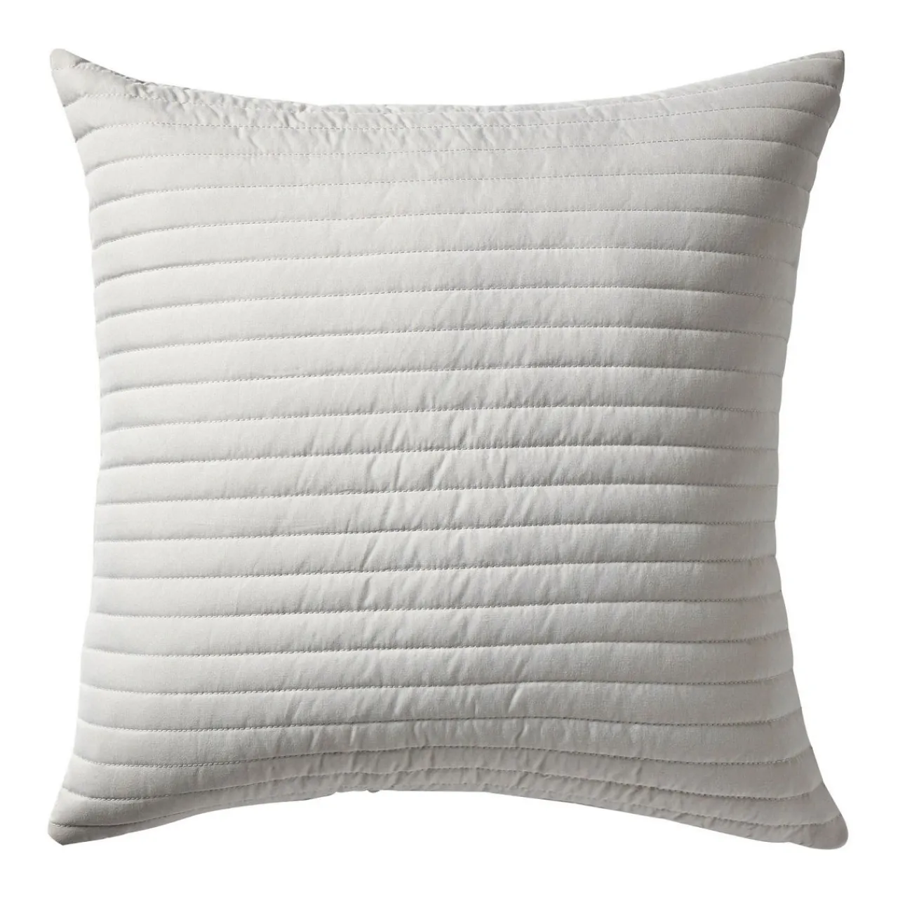 Discount BIANCA Quilted Lines Cushion Silver