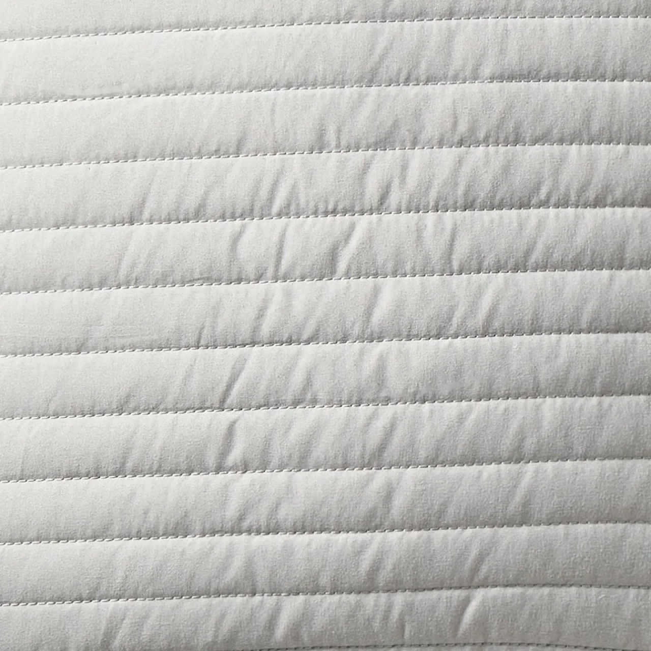 Discount BIANCA Quilted Lines Cushion Silver