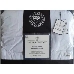 New THE LYNDON COMPANY Quilted Mattress Enhancer