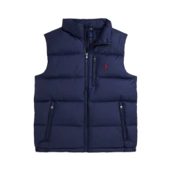 Quilted Pony Logo Padded Down Gilet 6-14 Years