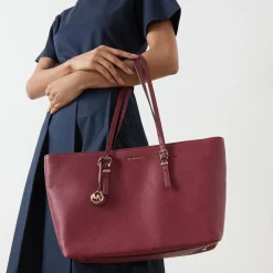 Quinn Large Pebbled Leather Tote Bag