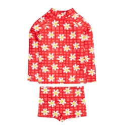 Rachel Floral Rash Vest Two-Piece Set