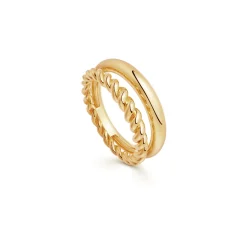 New MISSOMA Radial 18kt Gold Vermeil Ring