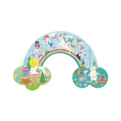Online FLOSS & ROCK Rainbow 80 Piece Jigsaw Puzzle