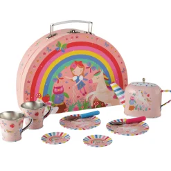 Discount FLOSS & ROCK Rainbow Fairy Tin 10-Piece Tea Set