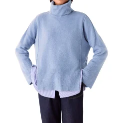 Discount WHISTLES Raised Seam Knit Sweater