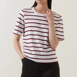 Hot PART TWO Ratana Regular Fit Striped T-Shirt