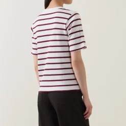 Hot PART TWO Ratana Regular Fit Striped T-Shirt