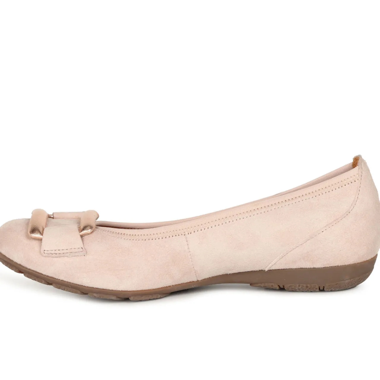 New GABOR Raven Suede Ballet Pumps