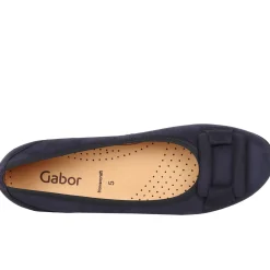 Discount GABOR Raven Suede Ballet Pumps