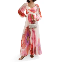 Reanna Floral Pleated Dress