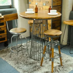 Discount CASEYS FURNITURE Reclaimed Swivel Stool