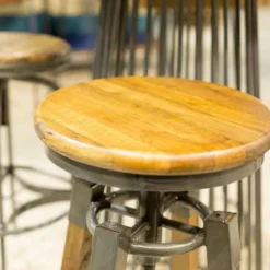 Discount CASEYS FURNITURE Reclaimed Swivel Stool
