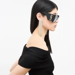 Hot SAINT LAURENT Rectangle Sunglasses YS000488