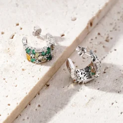 Hot METTLE & BLOOM Regalia Hoop Earrings