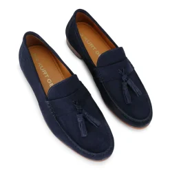 Reggie Tassel-Detail Suede Loafers