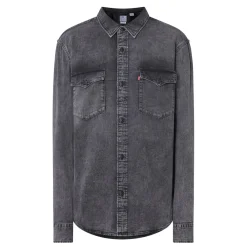 New LEVIS Relaxed Western Denim Shirt
