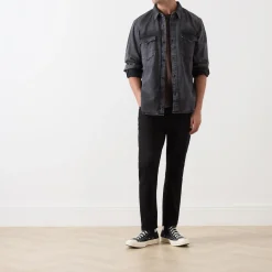 New LEVIS Relaxed Western Denim Shirt