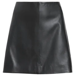Discount ALLSAINTS Renai Leather Mini Skirt