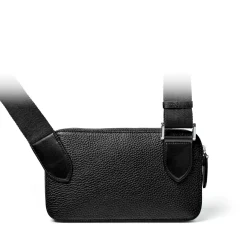 Reporter Compact Grained Leather Crossbody Bag