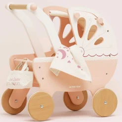 Retro Wooden Doll Pram