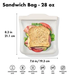Outlet OXO Reusable Silicone Sandwich Bag 28oz
