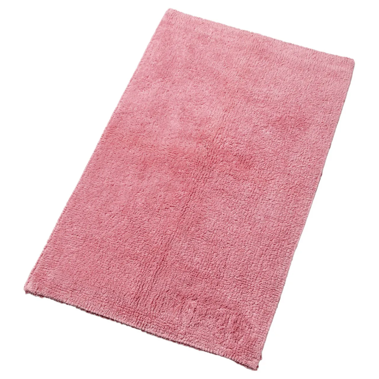 New CHRISTY Reversible Medium Bath Rug Blush