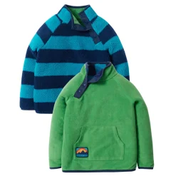 Reversible Striped Snuggle Fleece